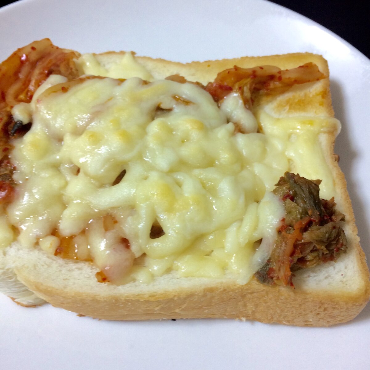 意外と合う キムチ チーズ トースト レシピ 作り方 By けけり 楽天レシピ